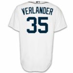 Justin Verlander - #35 - Detroit Tigers Jersey - Blue - XL - Majestic.