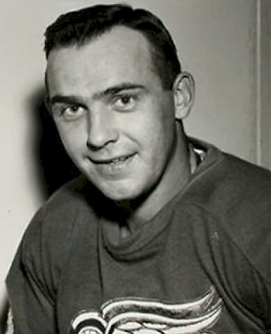 Ab McDonald played parts of three seasons for the Detroit Red Wings.