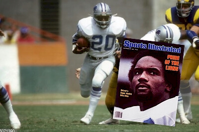 The arrival of Billy Sims in 1980 turned the fortunes of the Detroit Lions around immediately.