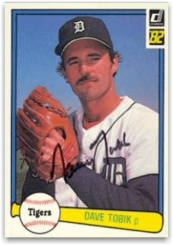 Righthander Dave Tobik was once a highly-touted reliever for the Detroit Tigers