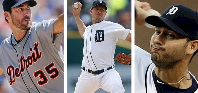 Justin Verlander, Jordan Zimmermann, and Anibal Sanchez lead the 2016 Detroit Tigers' rotation.