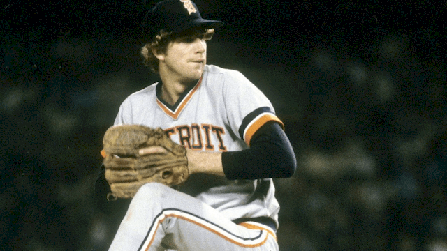 Detroit pitcher Mark "The Bird" Fidrych was the biggest story in baseball in 1976.