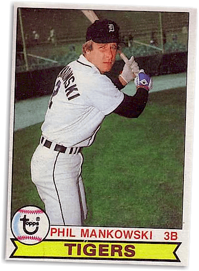 Phil Mankowski's 1979 Topps baseball card
