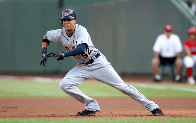 Rookie Quintin Berry was perfect on the base paths for the Detroit Tigers in 2012.