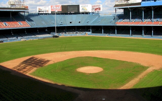 Tiger Stadium, previously known as Briggs Stadium and Navin Field, hosted major league baseball from 1912 to 1999.