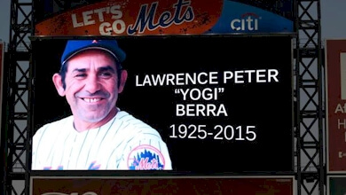 Yogi Berra died at the age of 90 on September 22, 2015.