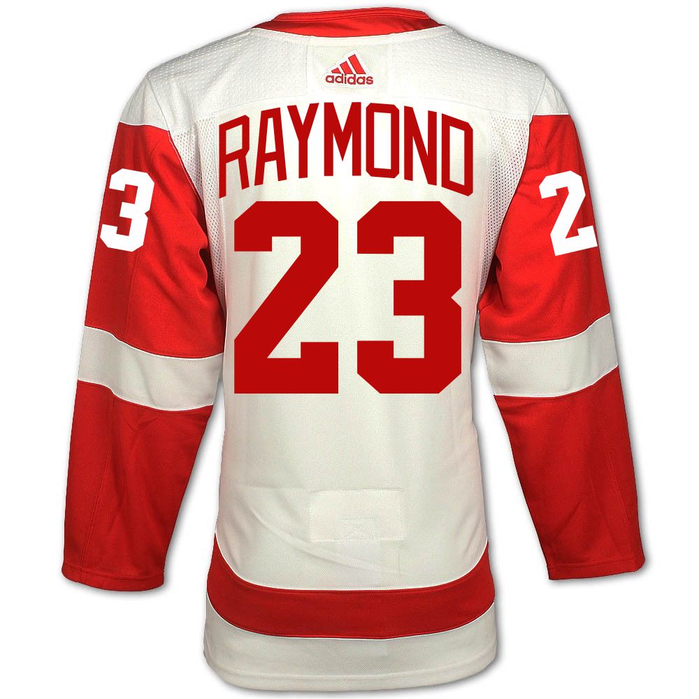 Lucas Raymond Detroit Red Wings Adidas Authentic 2020/21 Reverse Retro  Jersey (White)