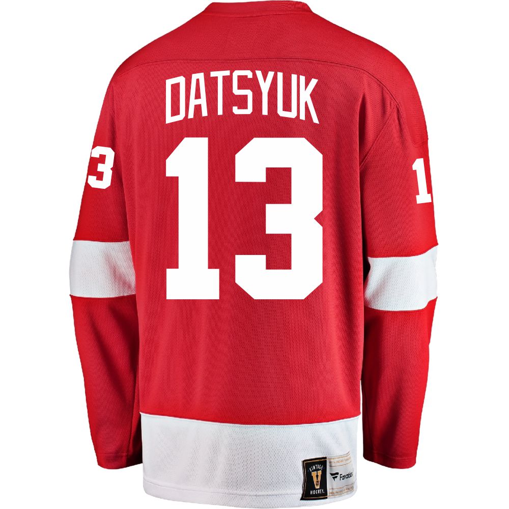 Pavel Datsyuk Detroit Red Wings #13 Kids Home Name and Number T Shirt
