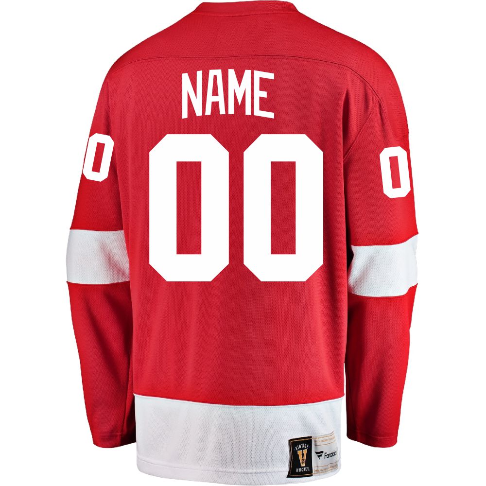 Youth Detroit Red Wings Red Home Replica Blank Jersey