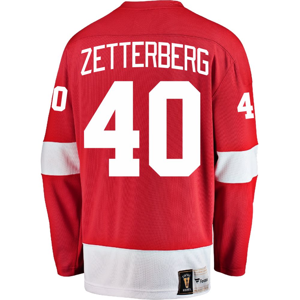 Koho Detroit Red Wings Zetterberg Jersey Medium red and white shipping free.