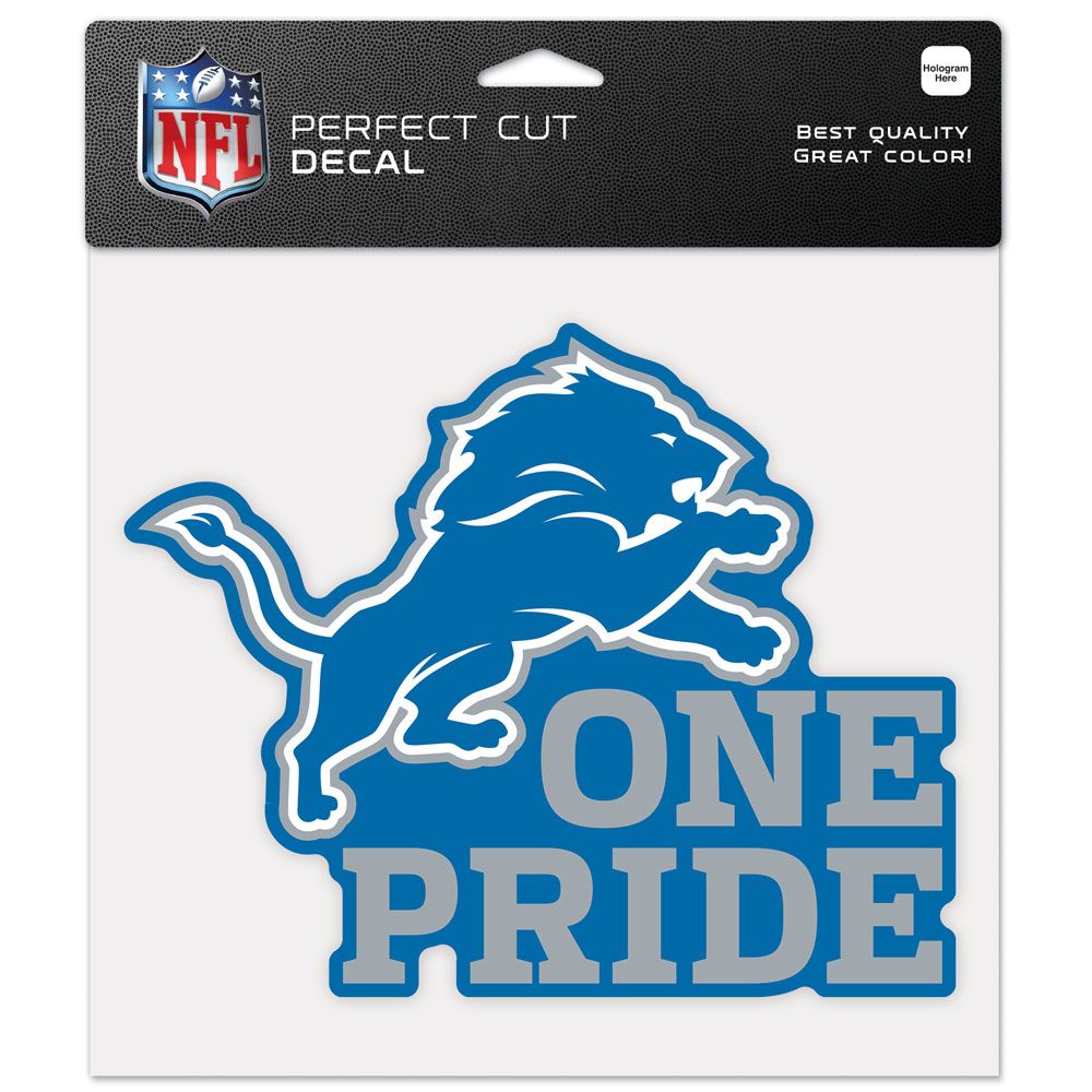 Detroit Lions 8'x8' Color One Pride Perfect Cut Decal