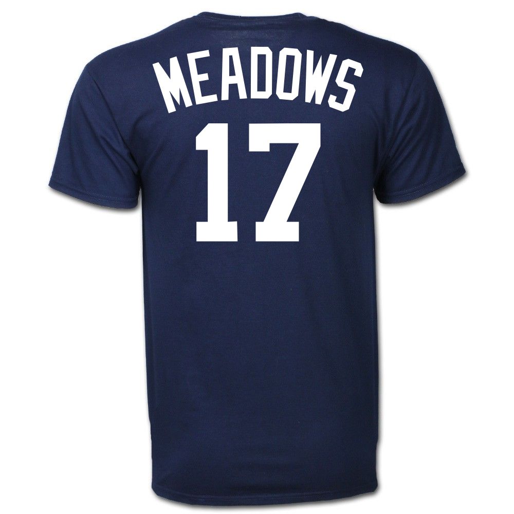 Austin Meadows #17 Detroit Tigers Home Wordmark T-Shirt - Vintage Detroit  Collection