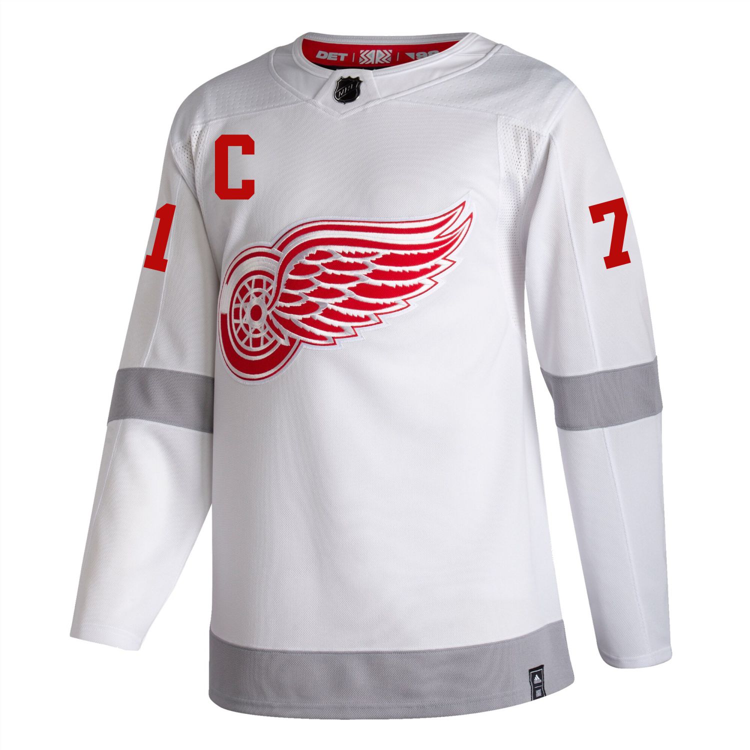 Dylan Larkin #71 C Detroit Red Wings Adidas Home Primegreen Authentic Jersey by Vintage Detroit Collection