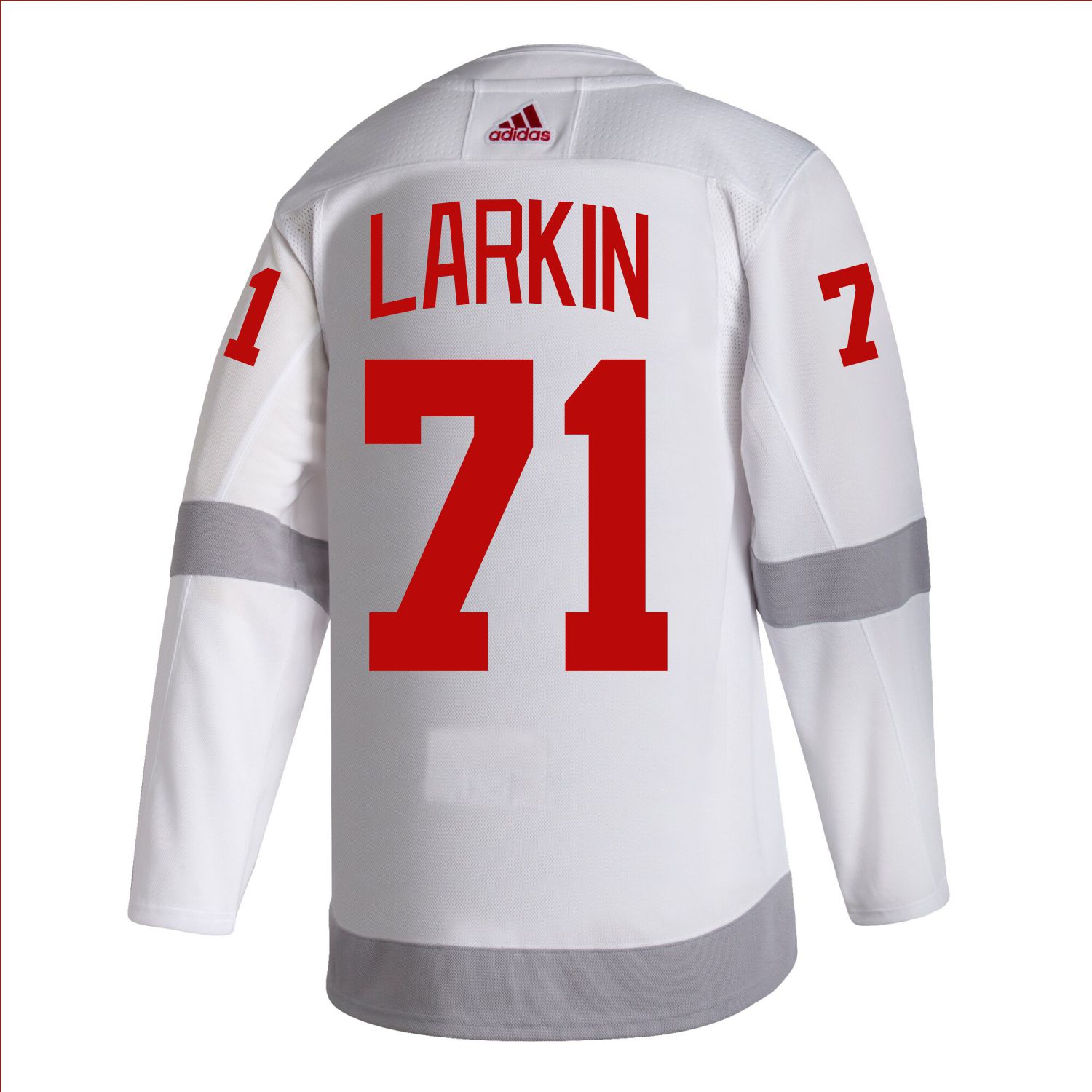 Detroit Red Wings Adidas Authentic Red Jersey - Larkin #71 with Captain 'C
