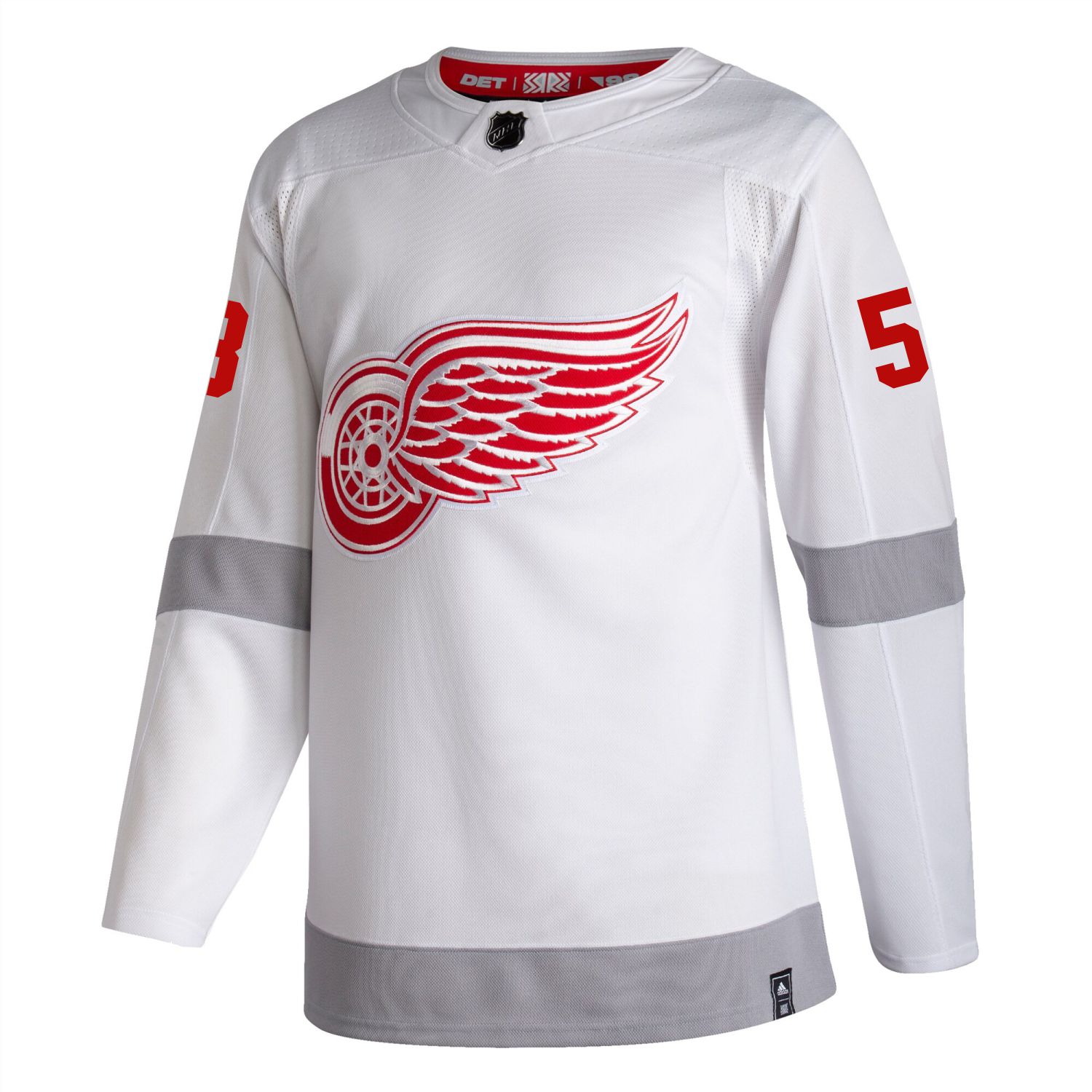 Moritz Seider Detroit Red Wings Adidas Name & Number T-Shirt - Red