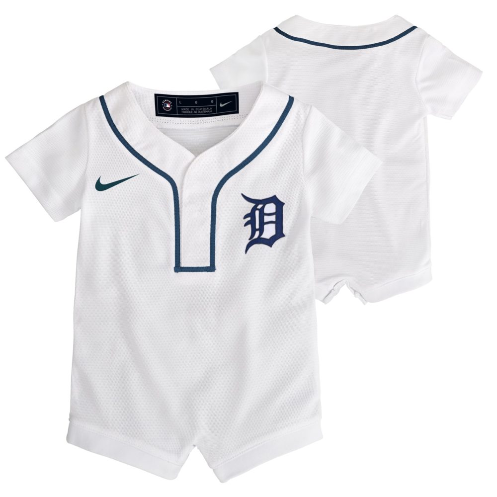 Detroit Tigers Nike Infant Home Replica Jersey - White 18 Mo