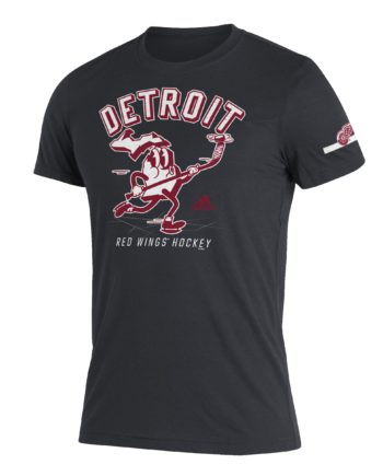 Vintage Detroit Red Wings Hockeytown Heavy-Duty Jersey T-Shirt LG Spirit