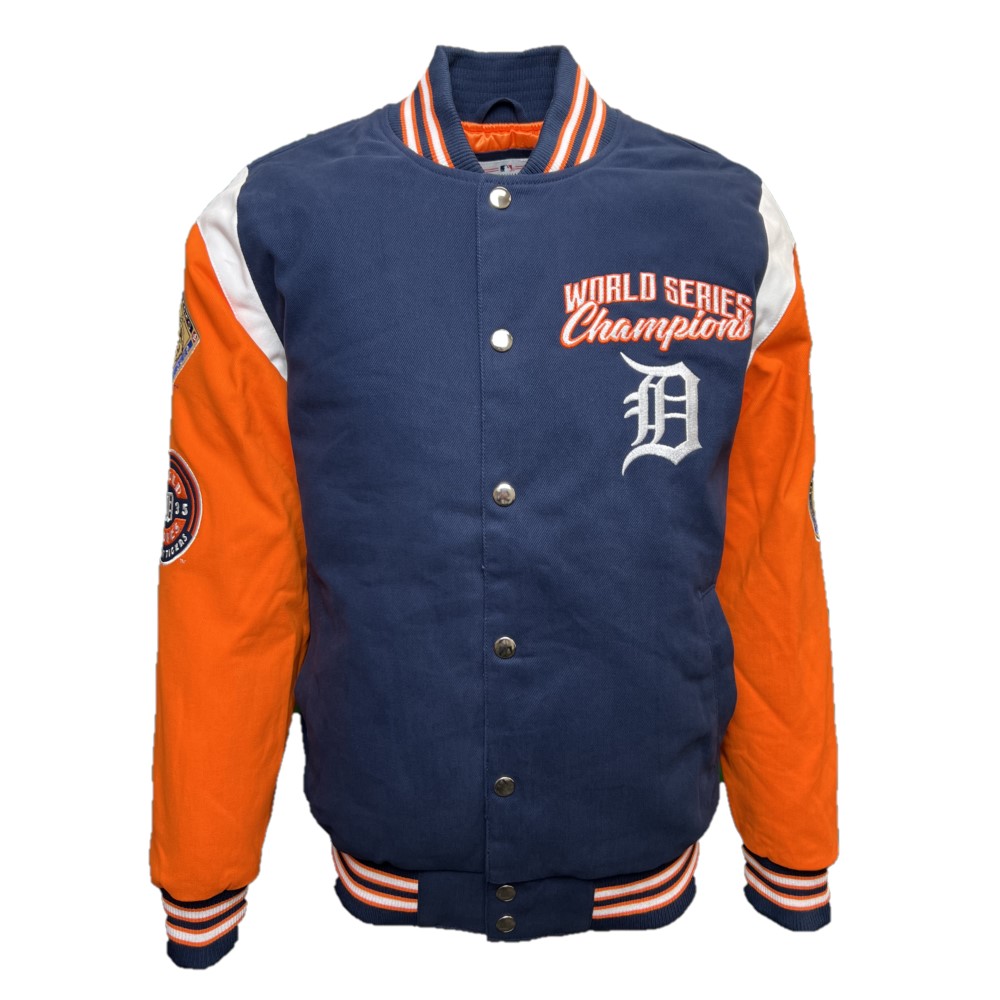 Detroit Tigers Franchise Varsity Jacket by Vintage Detroit Collection