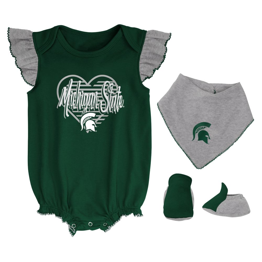 Michigan State All The Love 3 piece Set - Vintage Detroit Collection