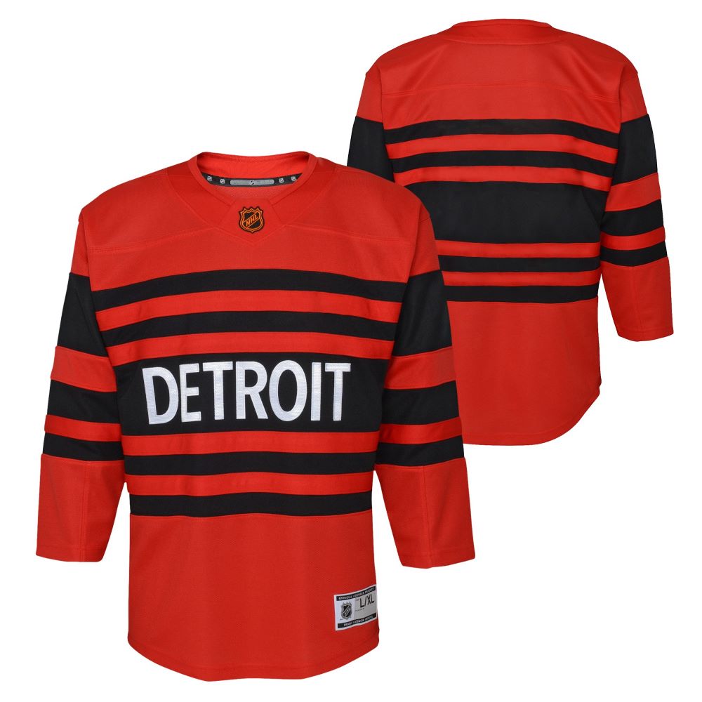 Detroit Red Wings release photos of the 2022 Reverse Retro jersey