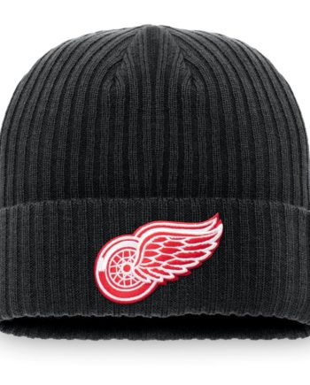 Detroit Red Wings NHL Snapback Hat, Red Black + GT Sweat Wristband