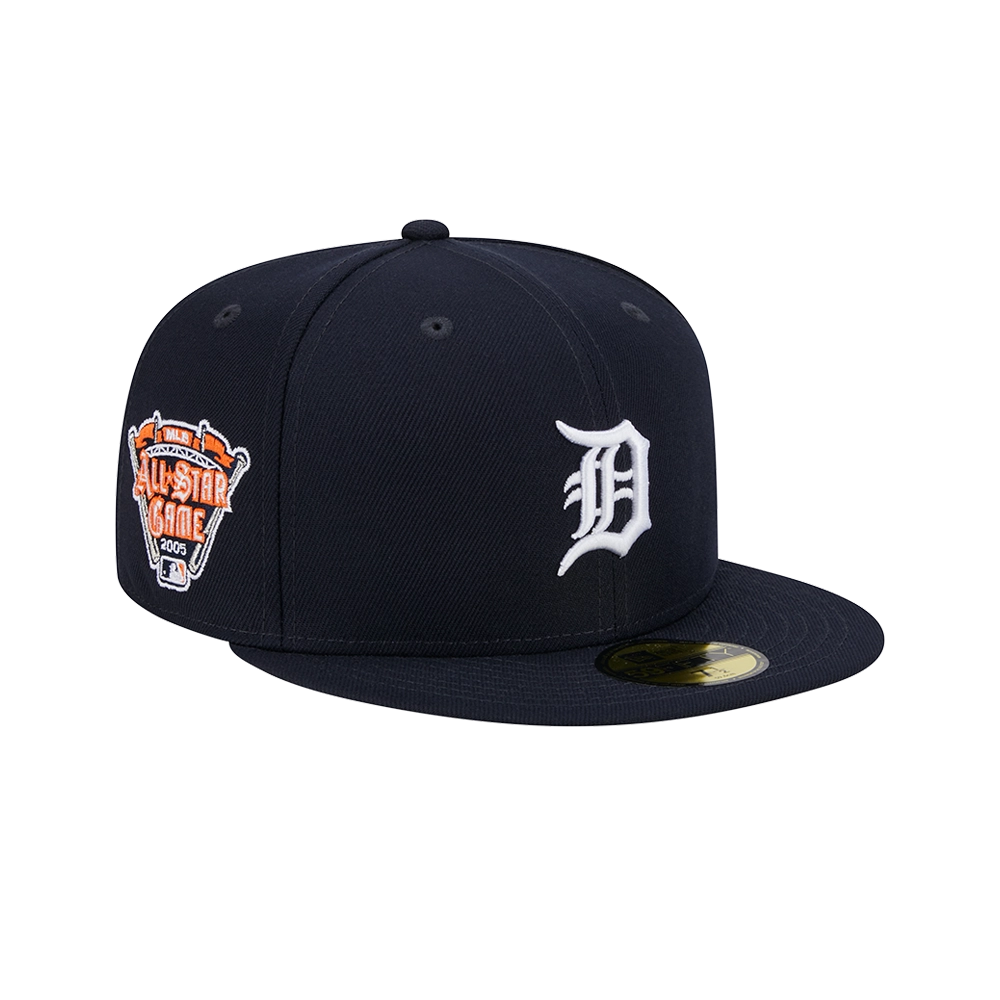 Men's New Era Navy Detroit Tigers 2005 All Star Game Team Color 59FIFTY Fitted Hat