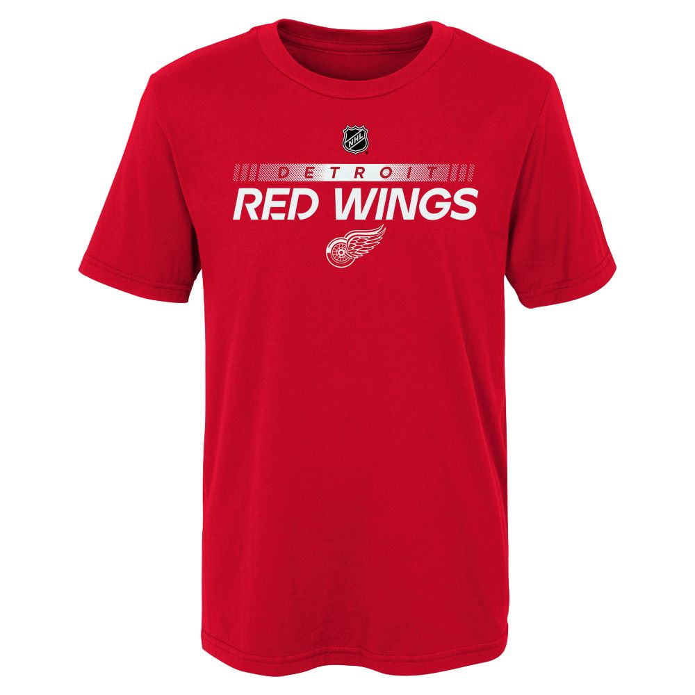 Detroit Red Wings Child Red Apro Prime Short Sleeve T-Shirt - Vintage ...