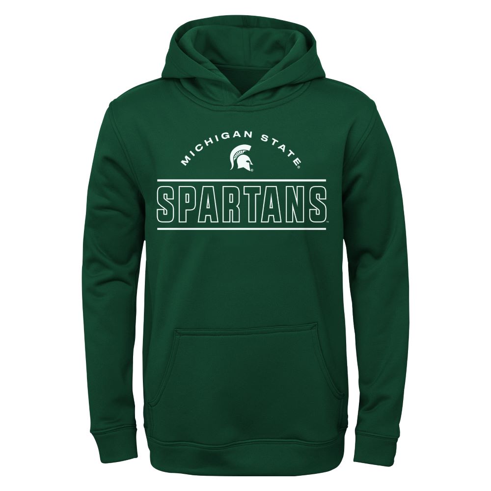 Michigan State Youth Team Color Hoody - Vintage Detroit Collection