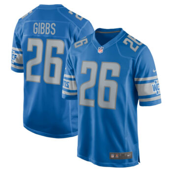 Detroit Lions Gibbs #26 Home Game Jersey