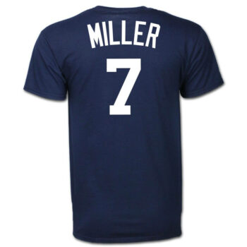 Shelby Miller #7 Detroit Tigers Home Wordmark T-Shirt