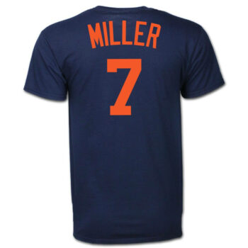 Shelby Miller #7 Detroit Tigers Road Wordmark T-Shirt