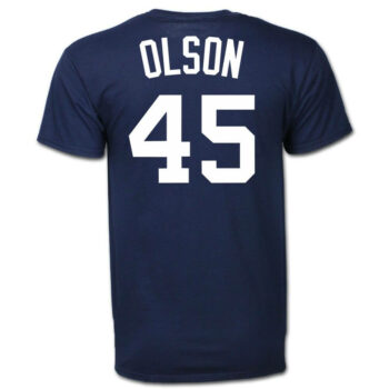 Reese Olson #45 Detroit Tigers Home Wordmark T-Shirt