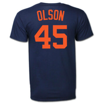 Reese Olson #45 Detroit Tigers Road Wordmark T-Shirt